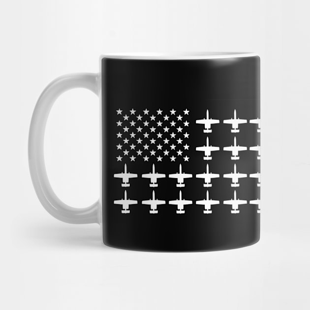 A-10 Warthog US Flag by Dirty Custard Designs 